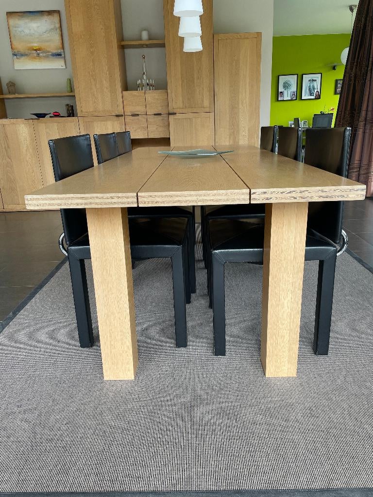 Massieve eiken eettafel “La Basilica”, Antiek en Kunst, Antiek | Meubels | Kasten, Ophalen