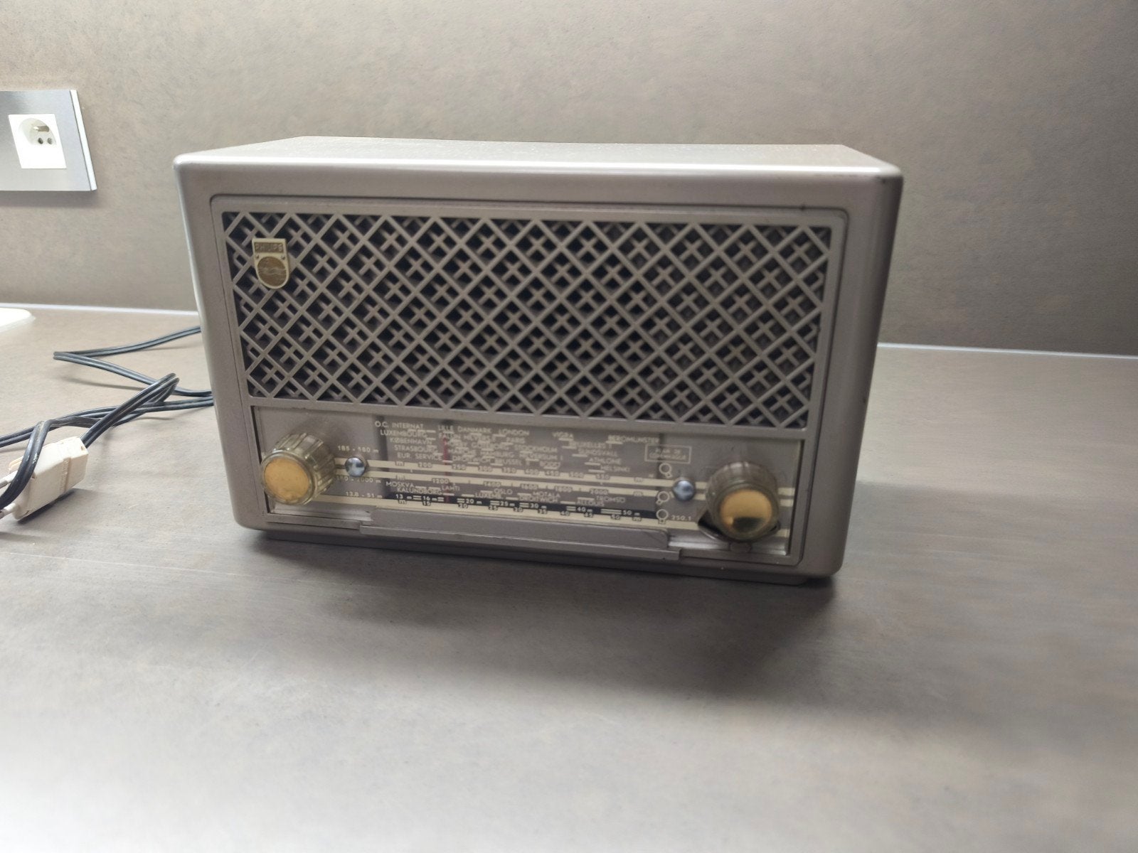 Vintage radio Philips BX 200u ( 5 lampen), Audio, Tv en Foto, Overige Audio, Tv en Foto, Ophalen of Verzenden
