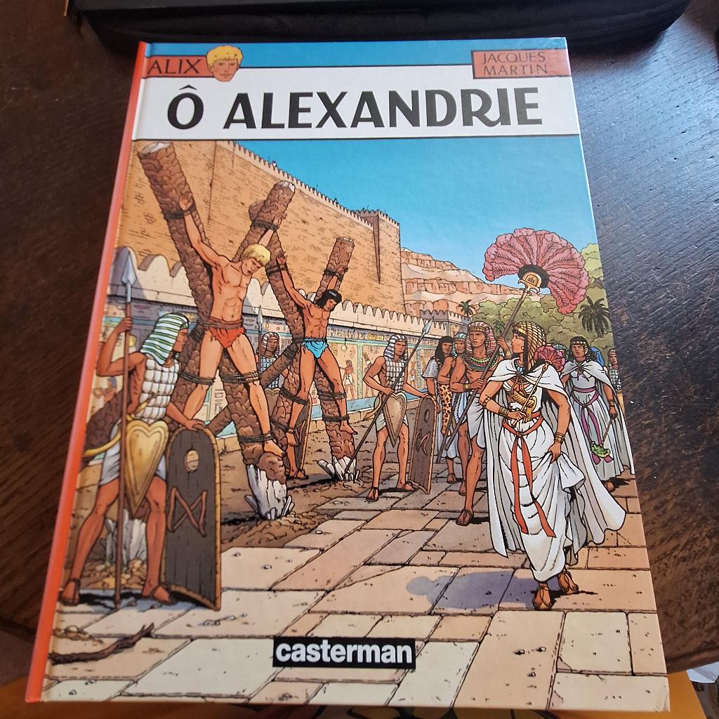 alix ô alexandrie martin casterman, Une BD, Envoi, Jacques Martin, Utilisé