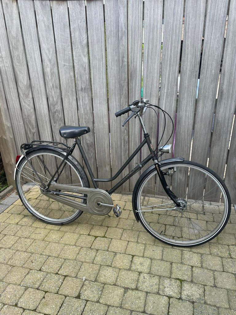 Damesfiets (Oldtimer), Fietsen en Brommers, Fietsen | Dames | Damesfietsen, Gebruikt, Overige merken, Versnellingen, 53 tot 56 cm