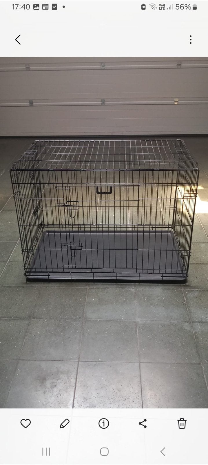 Opvouwbare bench hond, Dieren en Toebehoren, Ophalen, Zo goed als nieuw