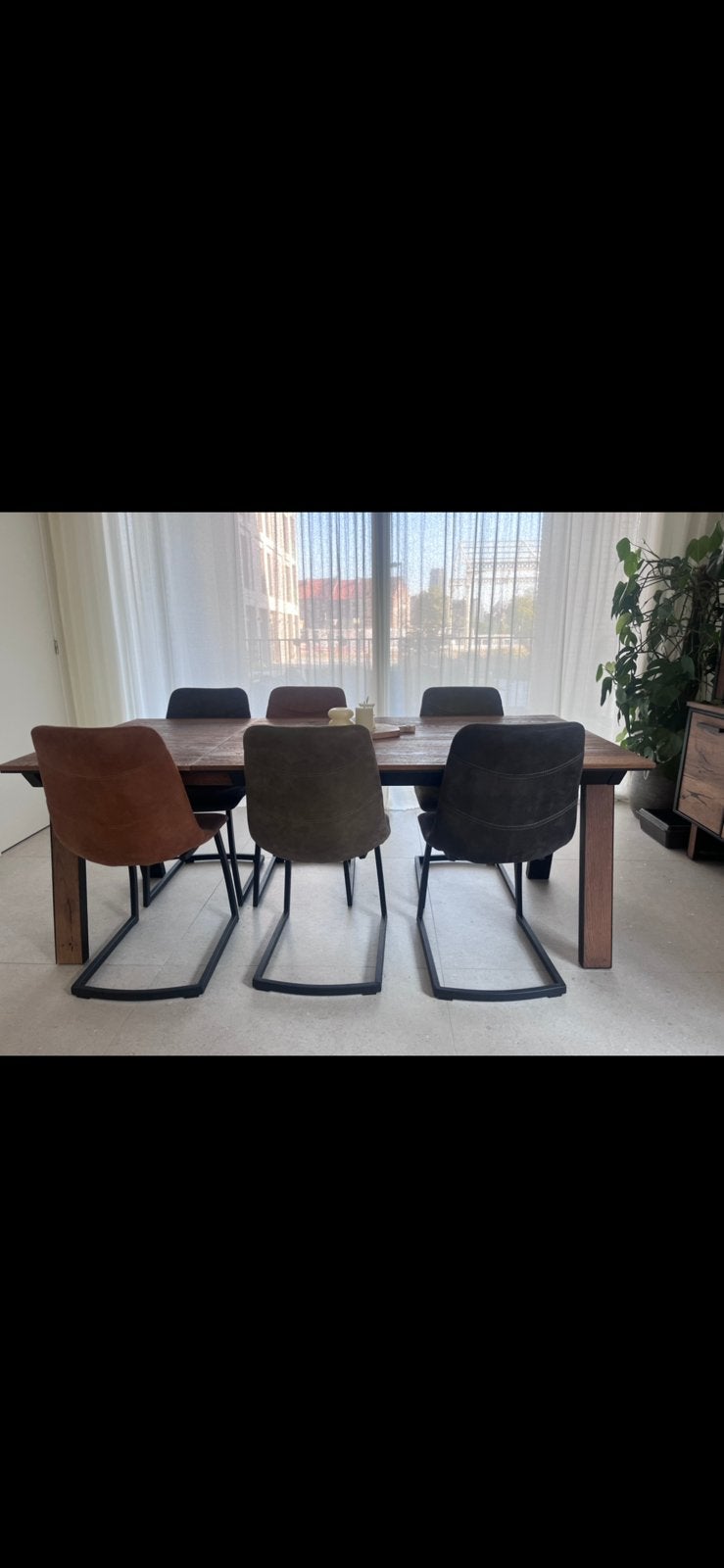 Eetkamerstoelen, Comme neuf, Enlèvement, Cinq, Six Chaises ou plus, Tissus