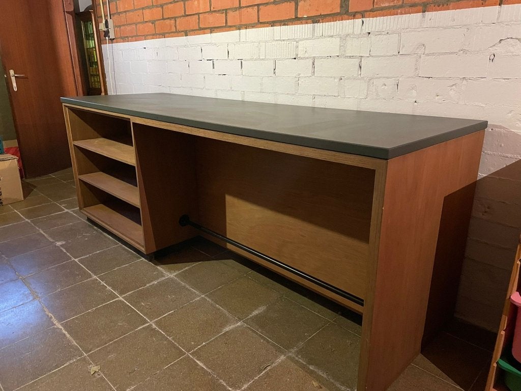 Keukeneiland/barmeubel met dekton, Maison & Meubles, 200 cm ou plus, Moins de 100 cm, Comme neuf, Enlèvement