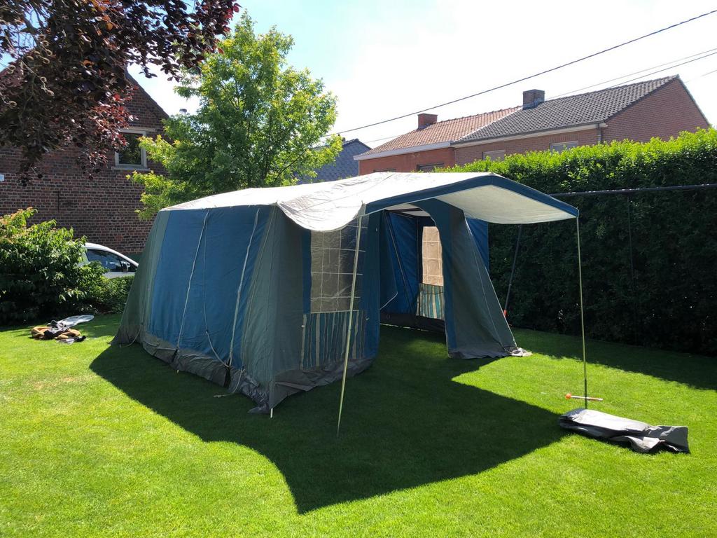 Retro tent, Caravans en Kamperen, Ophalen, Gebruikt