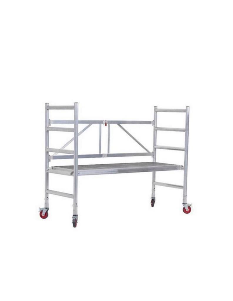 Rolstelling / stelling/ steiger TE HUUR, Enlèvement, Comme neuf