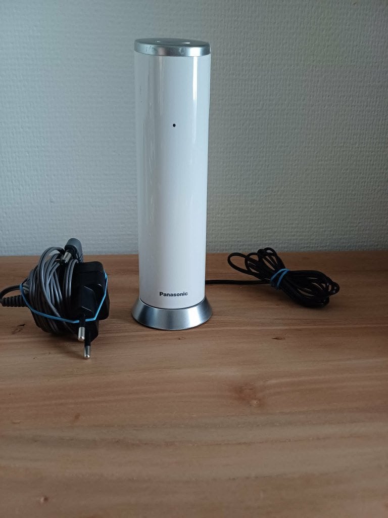 Panasonic draadloze telefoon met aankoopfactuur zie objecten, Ophalen, Gebruikt