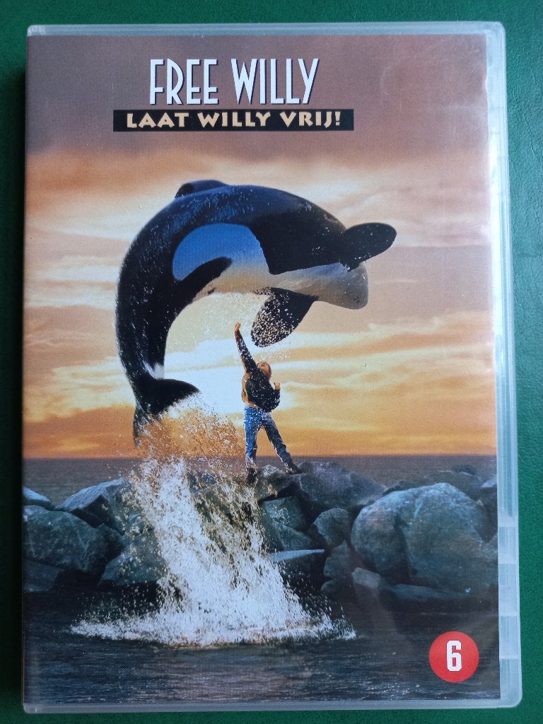 Free Willy - Laat Willy vrij (1993), Cd's en Dvd's, Avontuur, Ophalen of Verzenden, Zo goed als nieuw, Vanaf 6 jaar