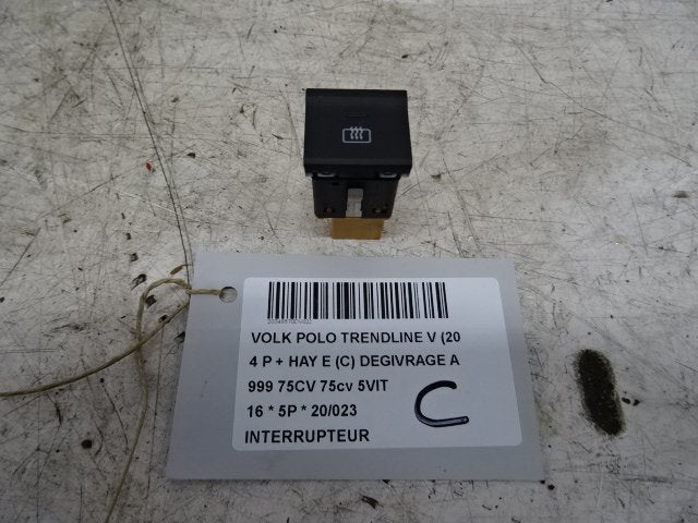COMMUTATEUR Volkswagen Polo V (6R) (6C0959621A), Utilisé, Volkswagen