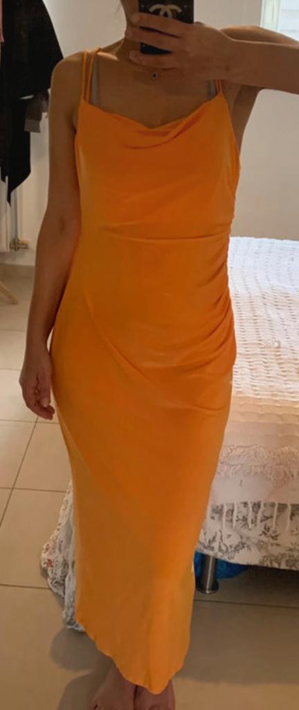 Robe longue orange zara, Enlèvement ou Envoi, Comme neuf, Orange