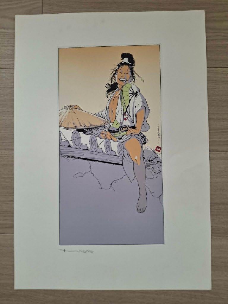Michetz sérigraphie 320 ex + signature, 1990, Livres, BD, Utilisé, Une BD, Enlèvement