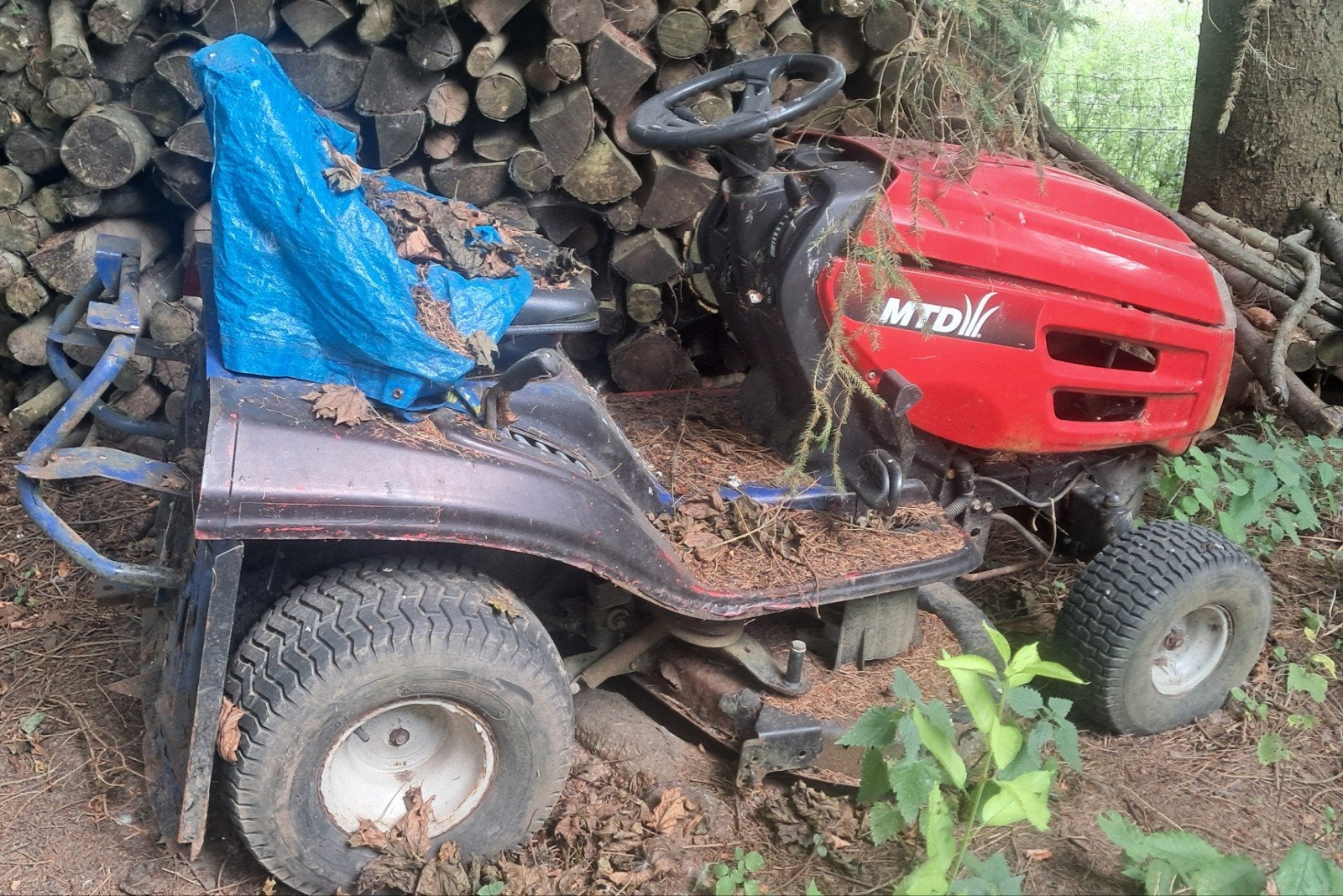 Tracteur tondeuse MTD, Jardin & Terrasse, Tondeuses autoportées, Enlèvement