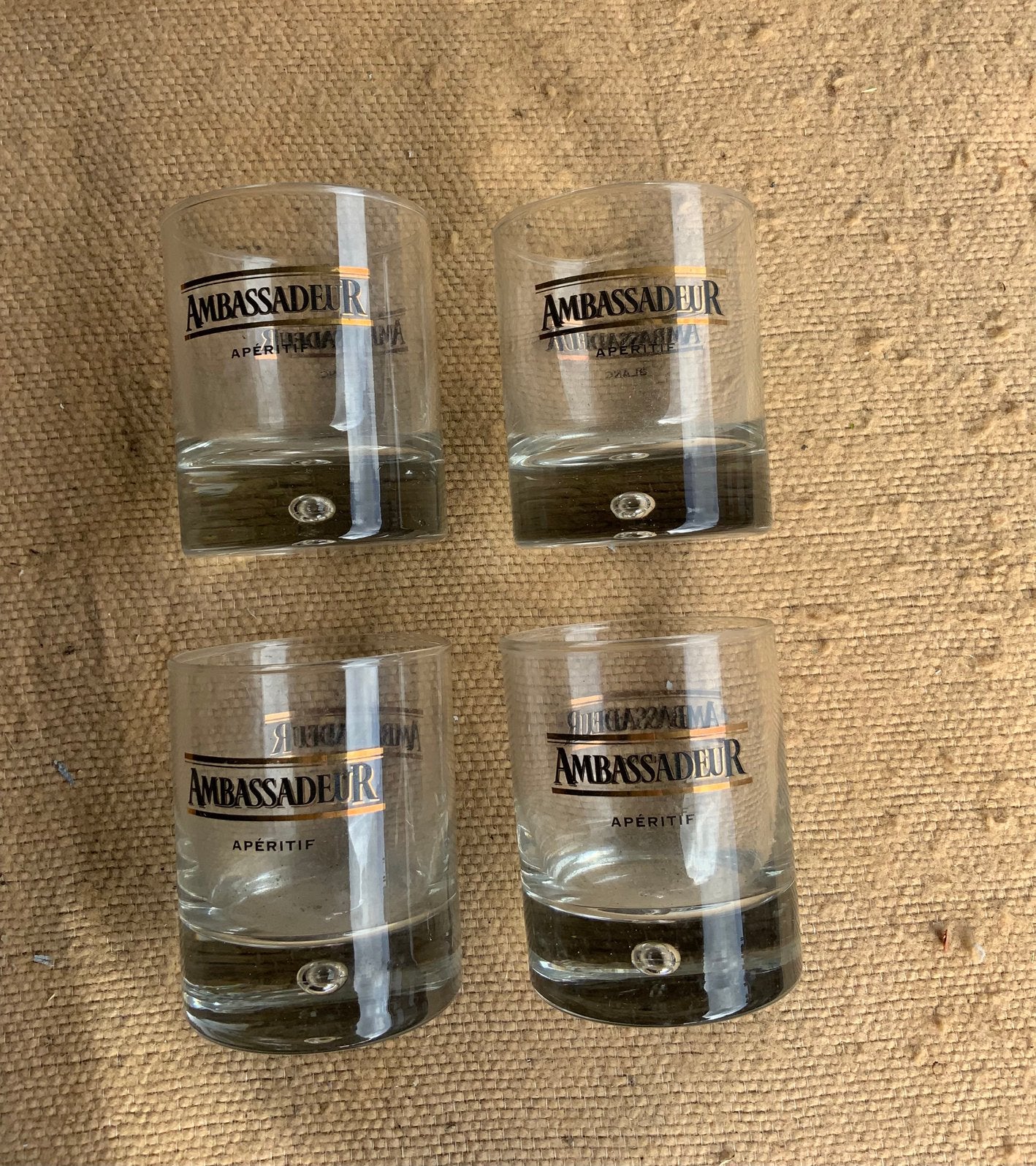 Ambassador, 5 pièces, Enlèvement, Comme neuf, Verres et Verres à shot