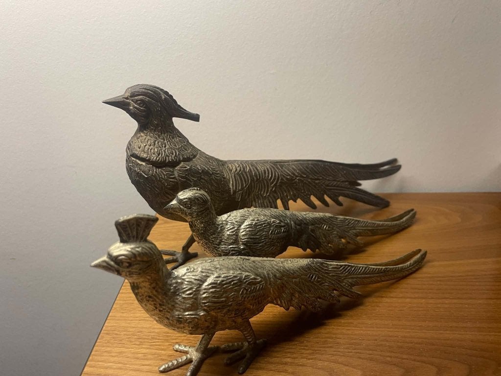 3 objets décoratifs en métal, Enlèvement ou Envoi