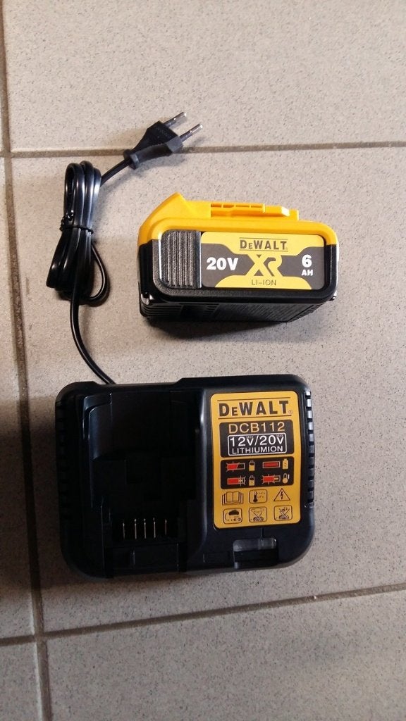 Chargeur et batterie Dewalt 20V-6Ah, Enlèvement ou Envoi, Neuf, Autres types, DeWalt