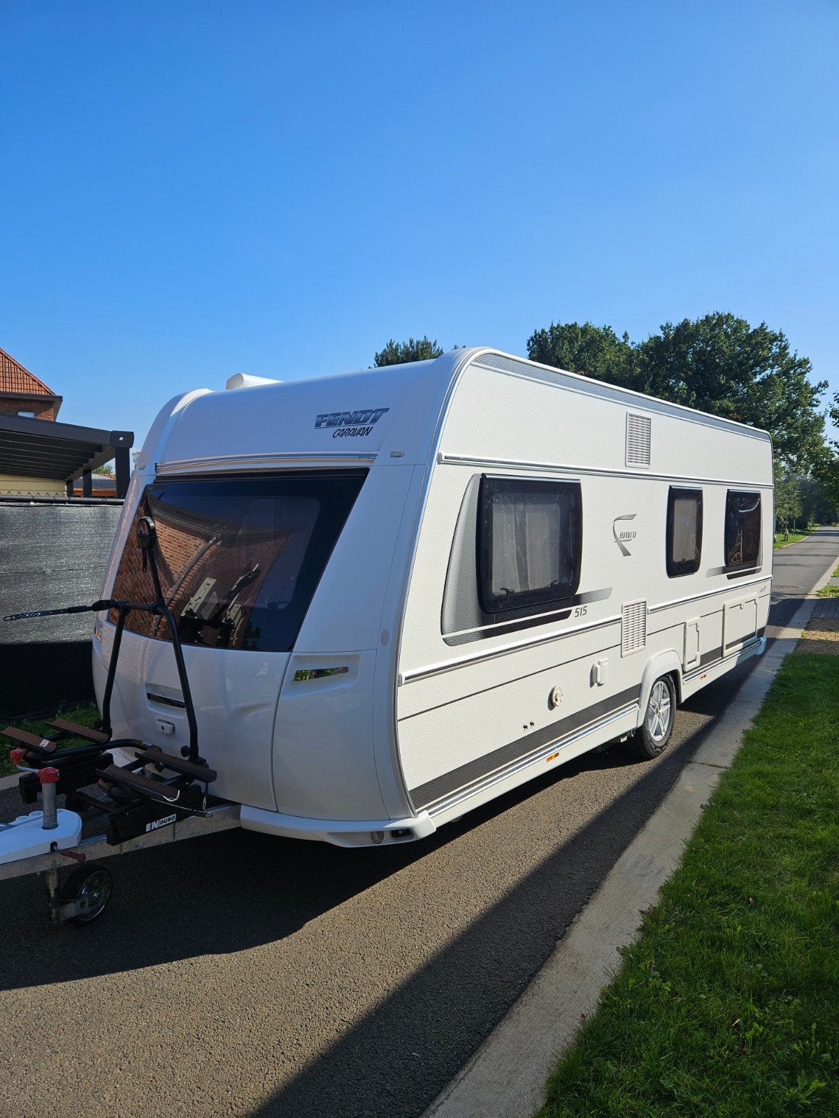 Fendt Bianco 515 SGE activ, Caravans en Kamperen, Fietsenrek, Treinzit, Particulier, Tot en met 4