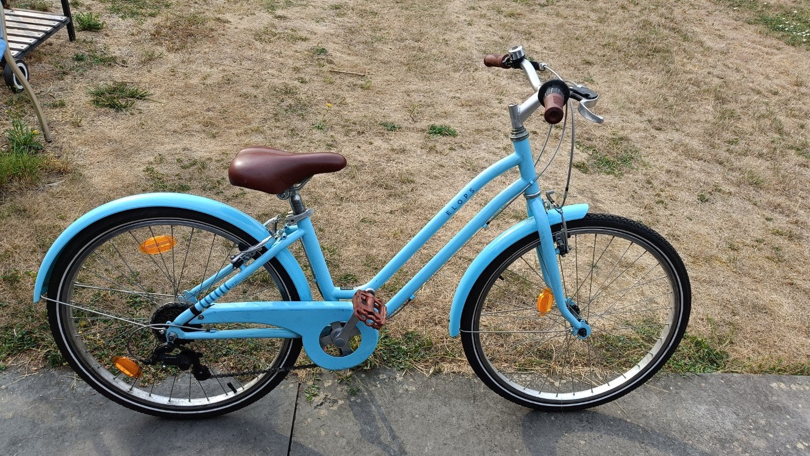 vélo ville fille 24' bleu, Enlèvement