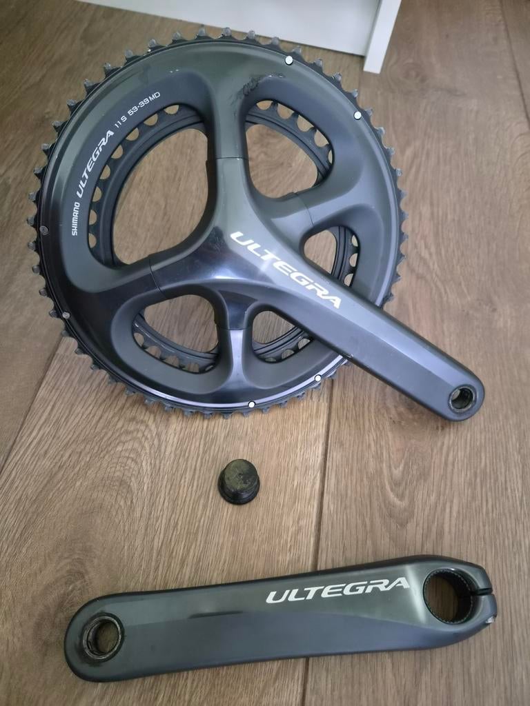 Shimano Ultegra crankset 11-speed 53/39 – zeer goede staat, Fietsen en Brommers, Fietsonderdelen, Ophalen of Verzenden