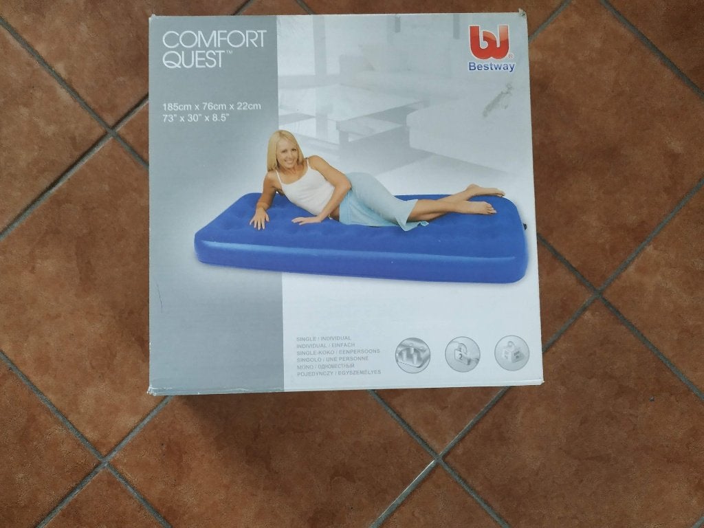 luchtbed splinternieuw comfort matras 185x76x22cm, Caravans en Kamperen, Ophalen of Verzenden, Nieuw