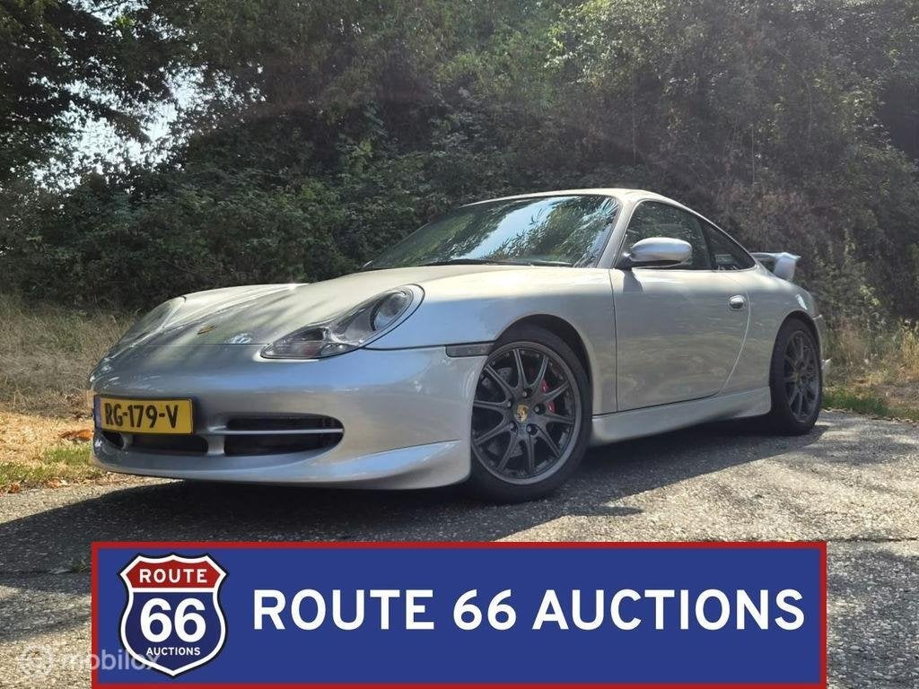 Porsche 911 Carrera | 1999 | Route 66 Auctions, Auto's, Zwart, Bedrijf, Overige carrosserie, Porsche