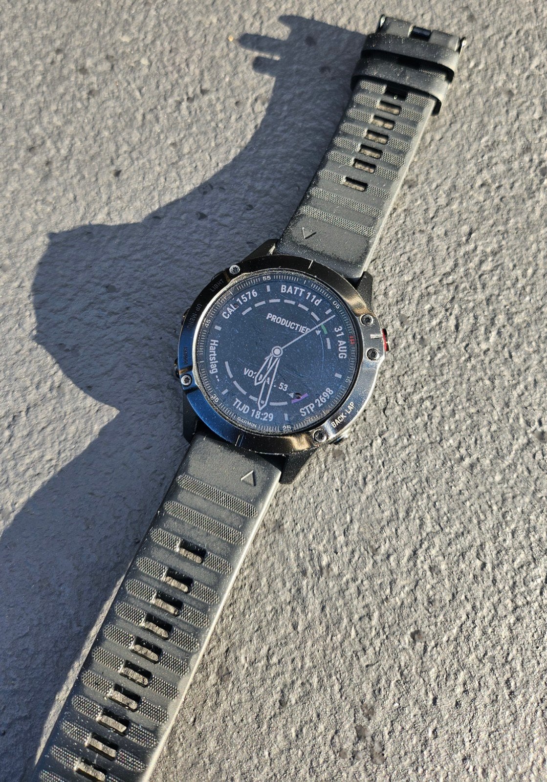 Garmin Fenix 6 pro 47 mm, Bijoux, Sacs & Beauté, Montres de sport, Étanche, Enlèvement ou Envoi, Garmin fenix, La taille