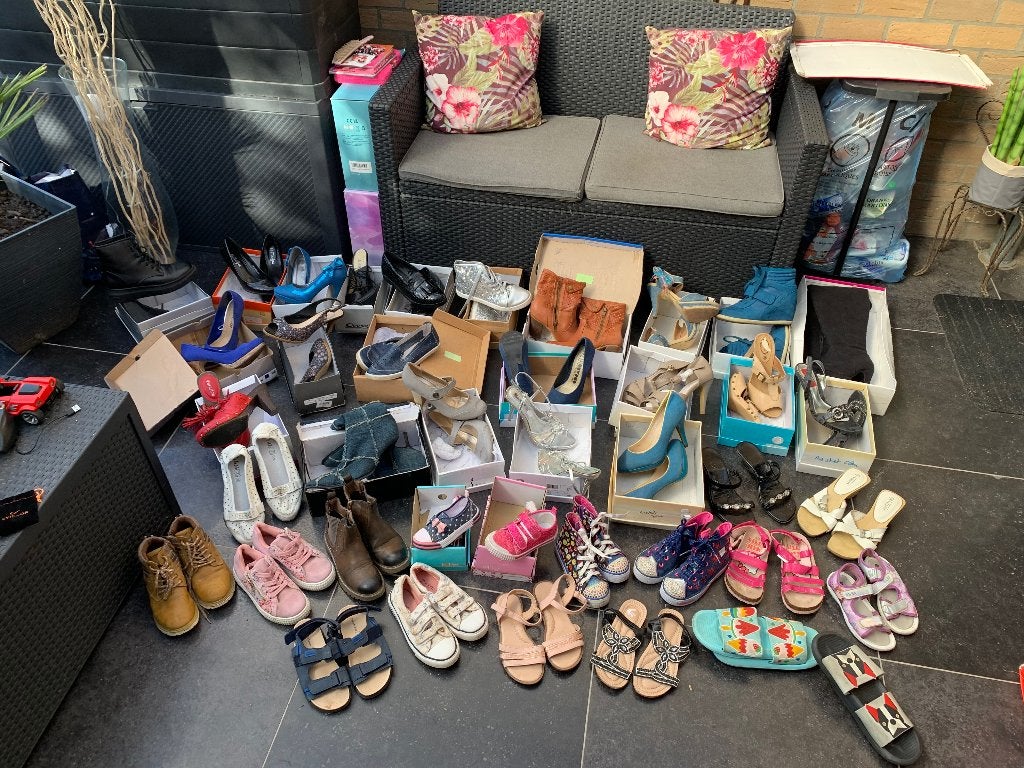 Lot chaussures femme et enfant, Enlèvement, Comme neuf