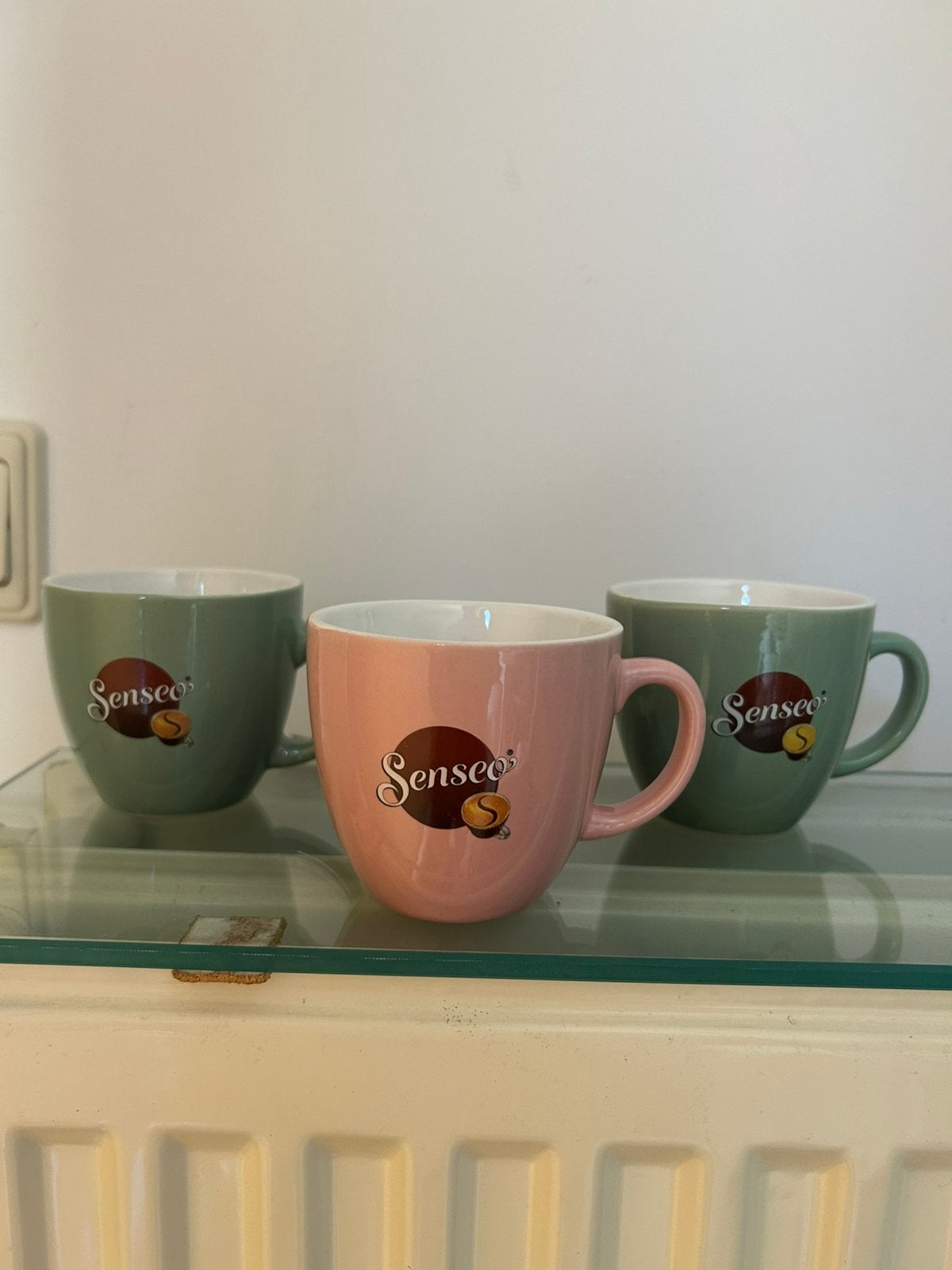 3 tasses à café Senseo H7cm pour 6€, Enlèvement, Comme neuf