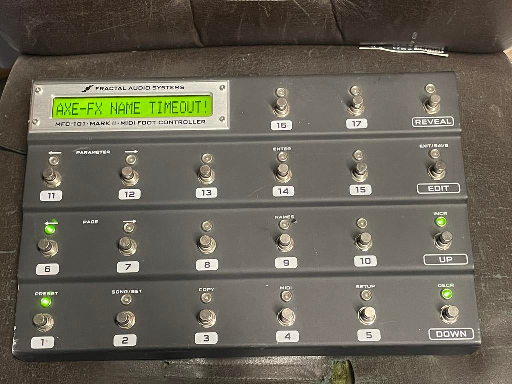 Fractal Audio MFC-101 Mark II — Pédale de commande MIDI, Enlèvement ou Envoi, Comme neuf