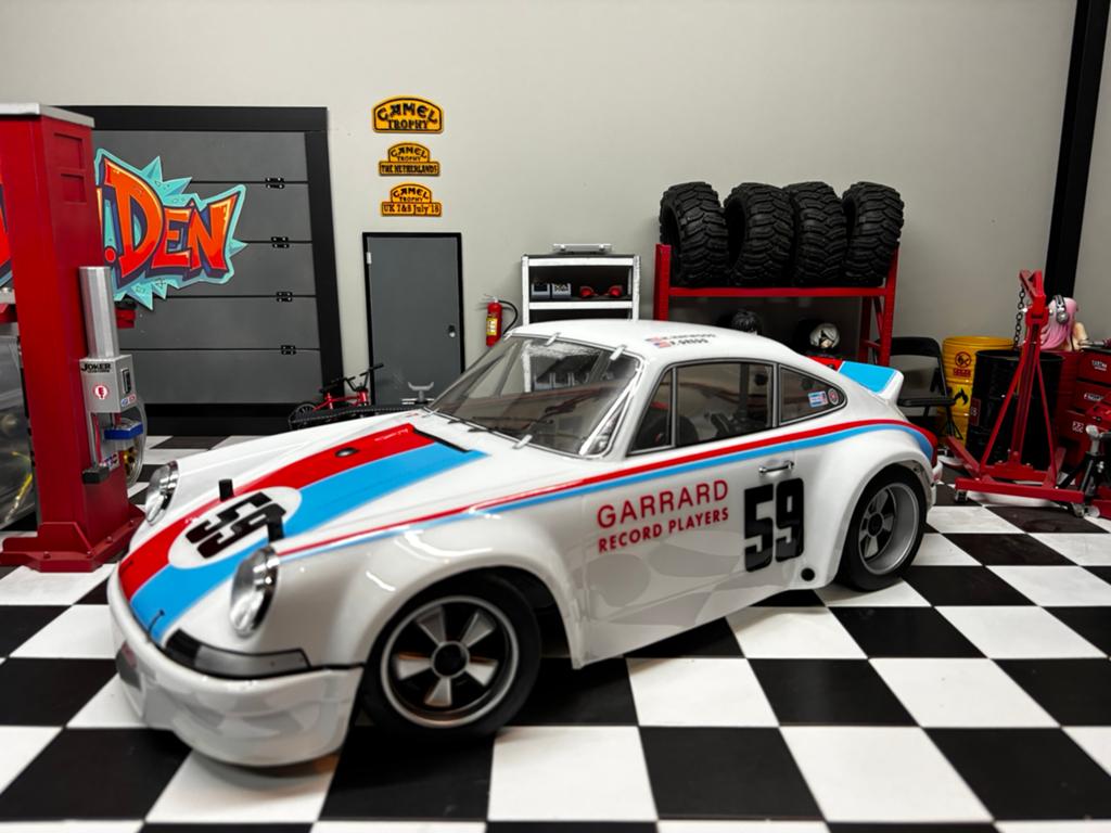 HPI porsche Carrera RSR 1973 Brumos sport 3, Elektro, Nieuw, Ophalen of Verzenden, Schaal 1:10