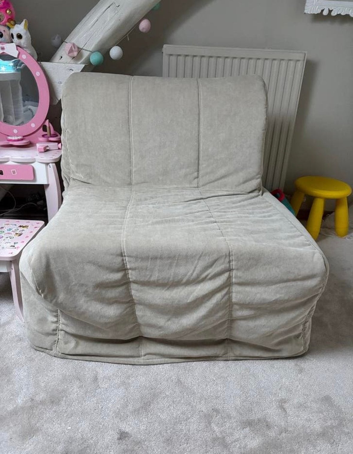 Fauteuil-lit 1 personne, Gris, Une personne, Utilisé, 200 cm