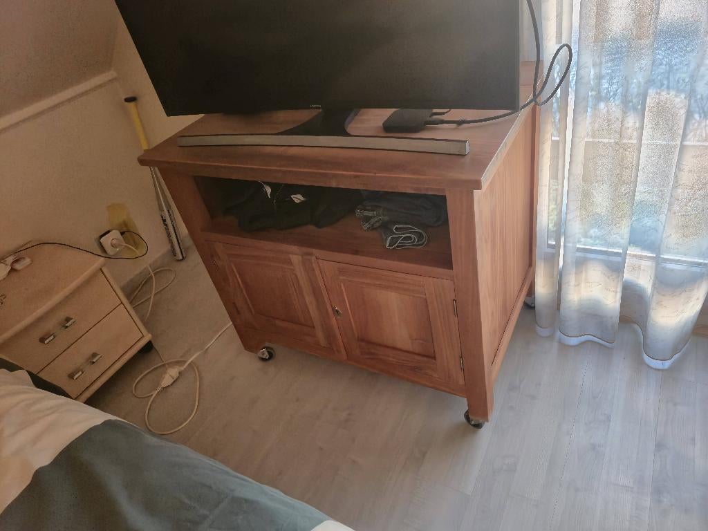 Tv meubels, Ophalen, Gebruikt, 100 tot 150 cm, 100 tot 150 cm
