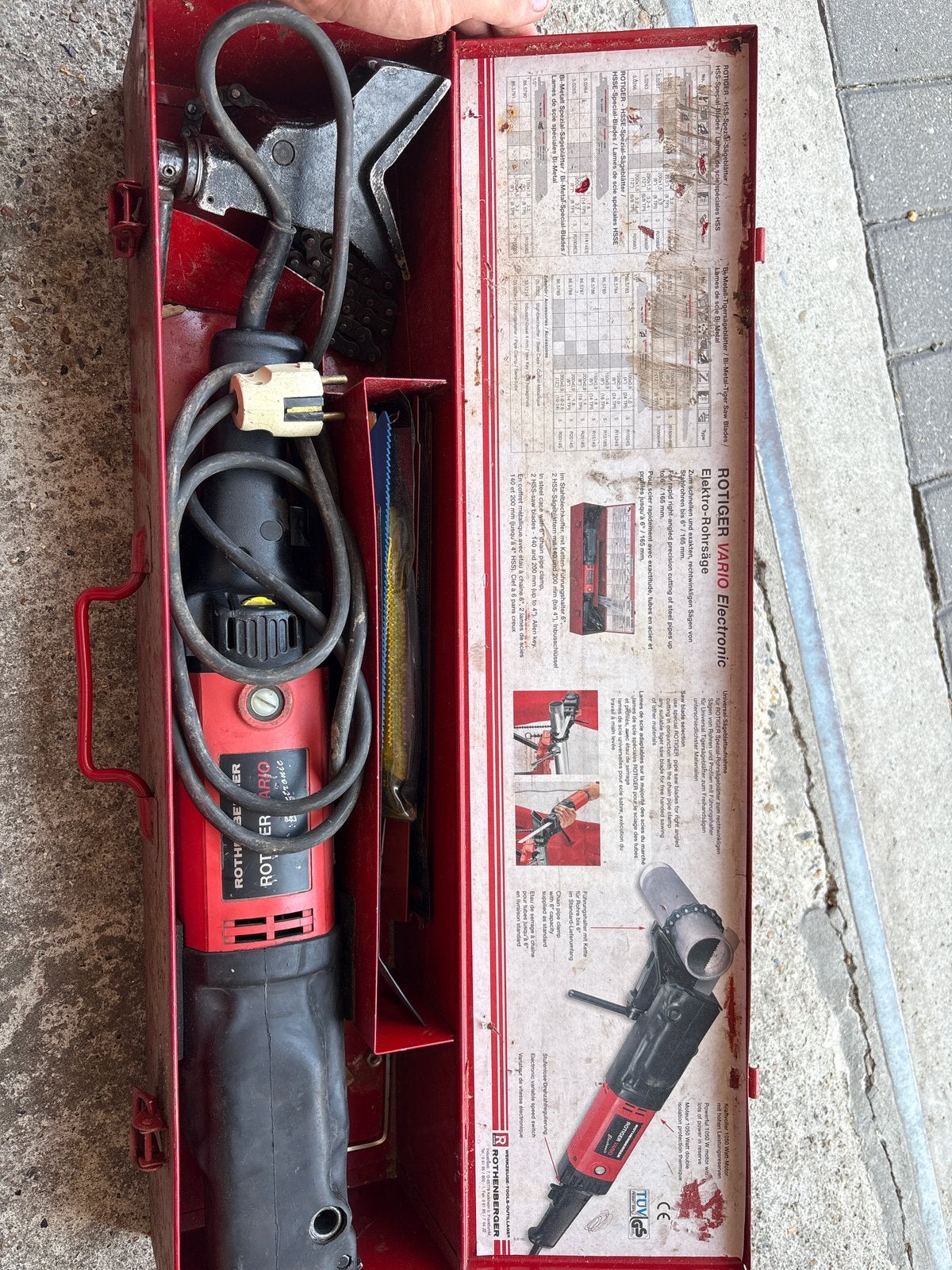 Rothenberger Rotiger Vario Electronic Reciprozaag / Pijpsaag, Ophalen, Zo goed als nieuw