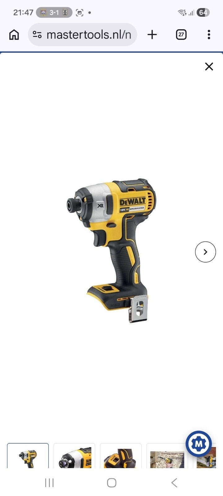 Tournevis Dewalt DCF887, Enlèvement ou Envoi, Neuf, Perceuse sans fil, DeWalt