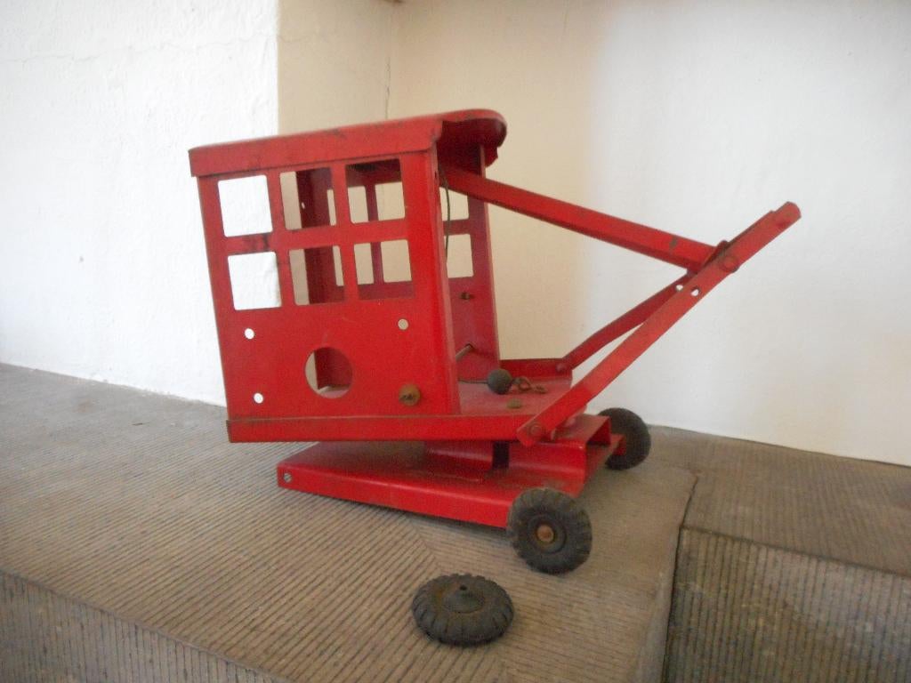 Grue mécanique Tri‑ang – grand modèle métal, Collections, Enlèvement ou Envoi, Utilisé