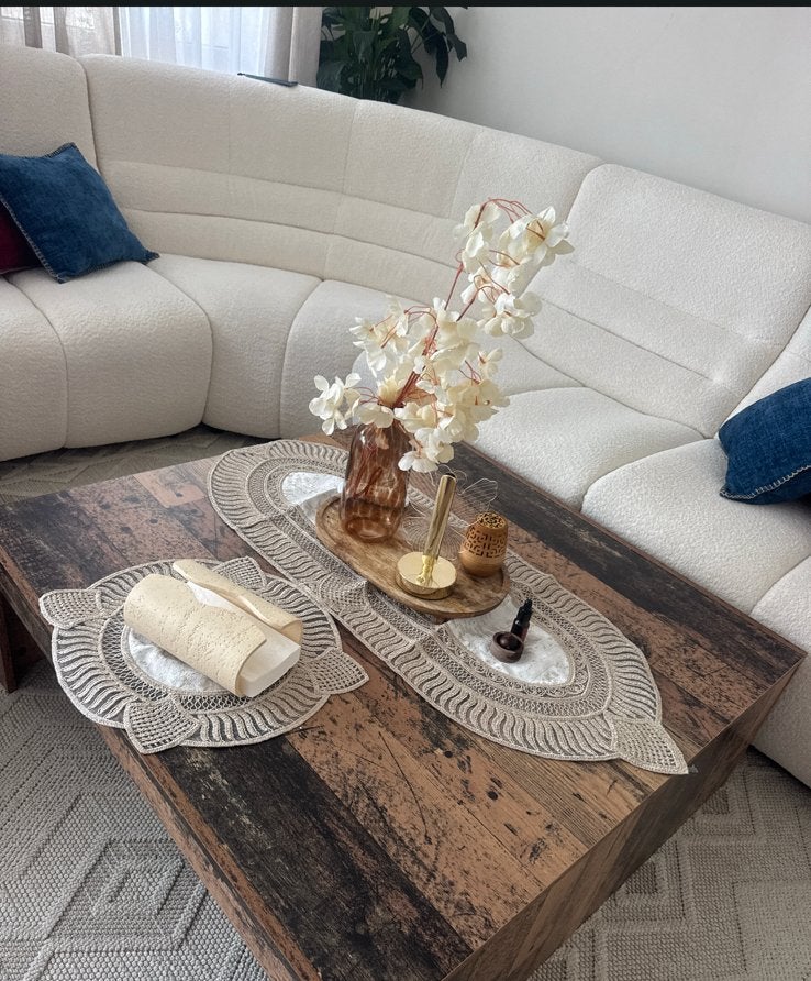 Grote houten salontafel, Huis en Inrichting, Ophalen, Zo goed als nieuw