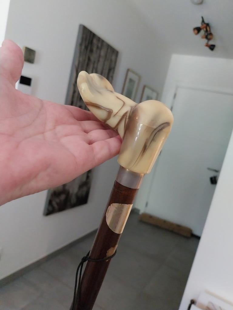 Canne de marche ancienne (92 cm de haut), Enlèvement ou Envoi