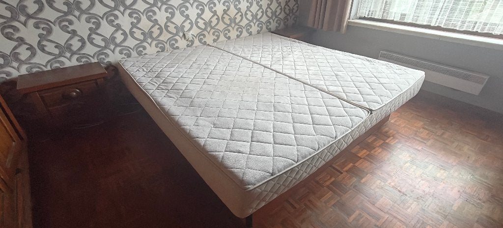 Compleet Waterbed 200x200 cm + Onderhoudspakket (Lees info), Huis en Inrichting, Slaapkamer | Waterbedden, Gebruikt, Solo-systeem