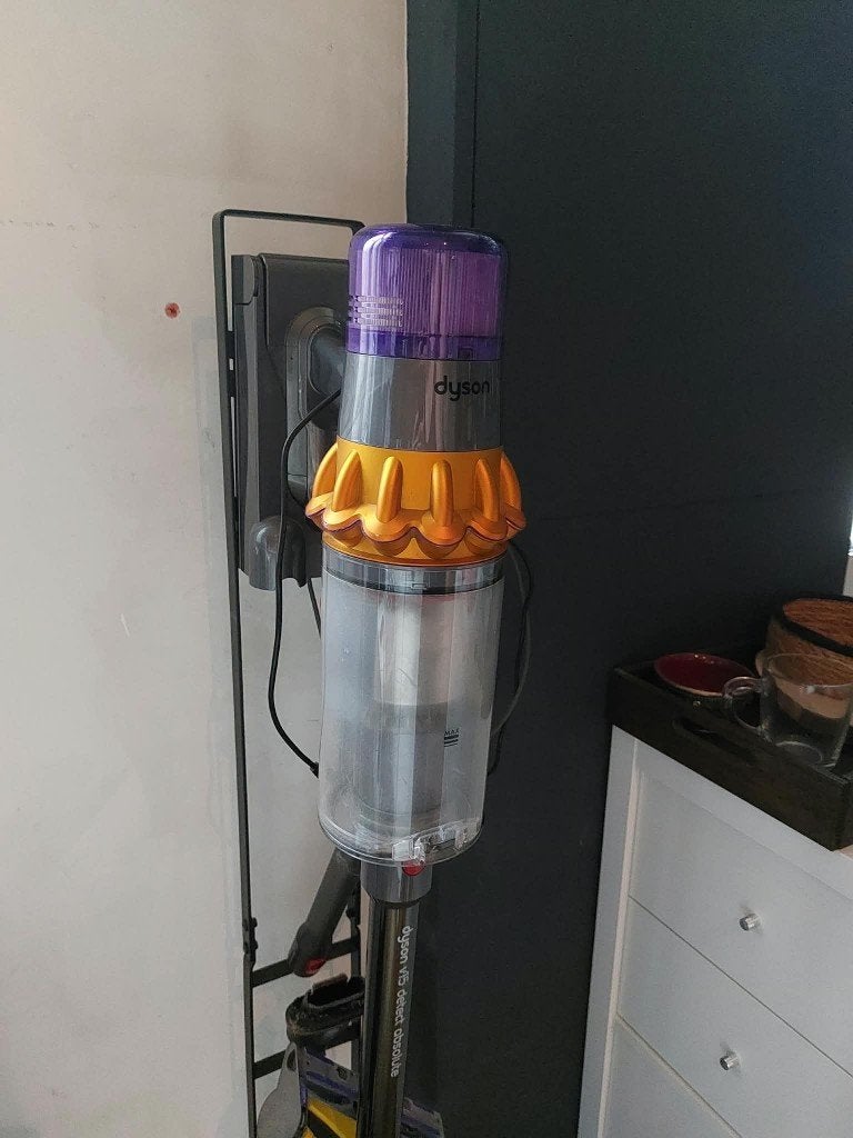 Steelstofzuiger Dyson V15 Detect Absolute inclu accessoires, Ophalen, Gebruikt, Dyson, Geschikt voor tapijt
