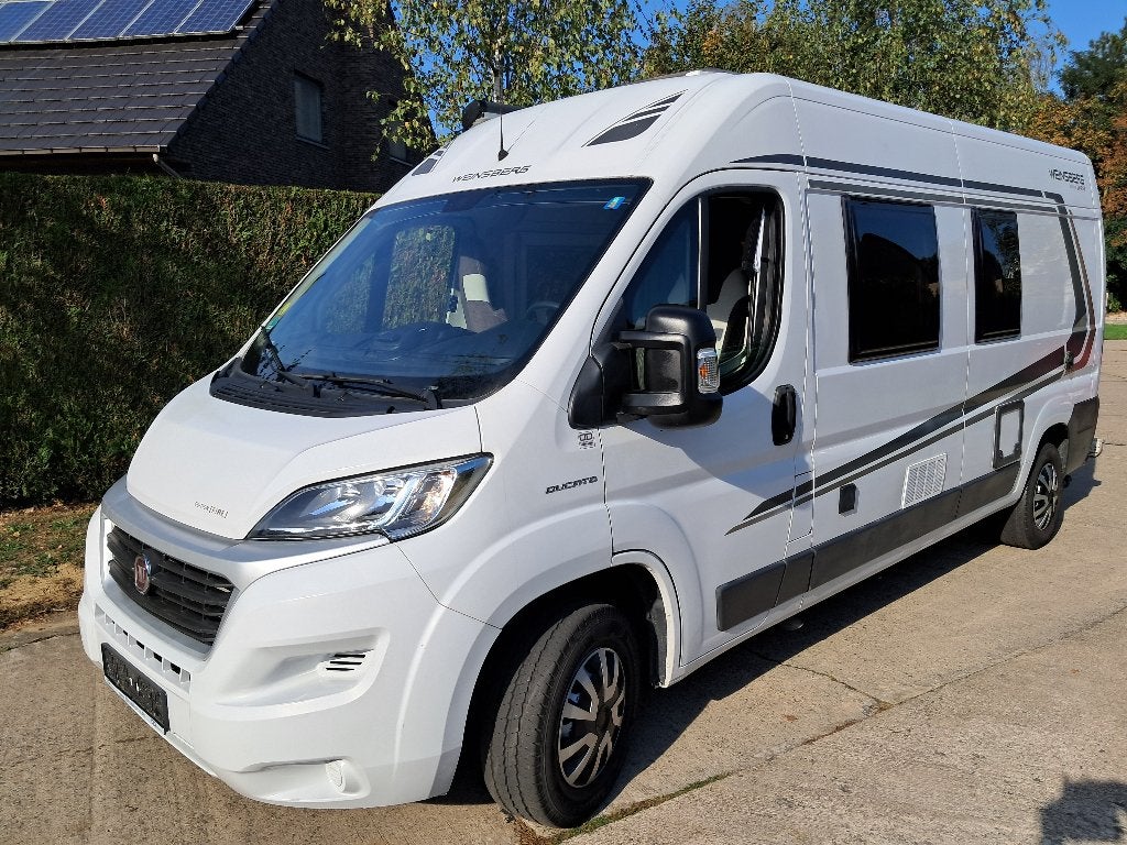 Weinsberg Fiat airco TV bouwjaar 2018 euro 6b nieuwe staat, Buscamper of Camperbus, Fiat, Fietsendrager, Diesel