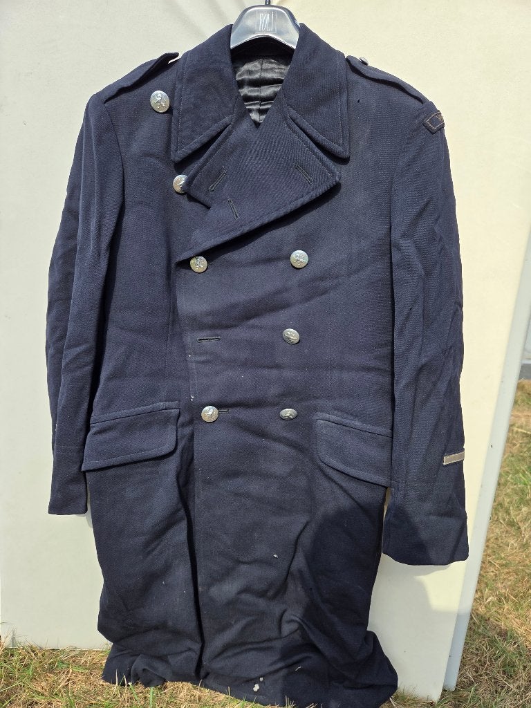 Manteau vintage ancien, capote, police, Wilrijk, Collections, Collections Autre, Enlèvement ou Envoi, Utilisé