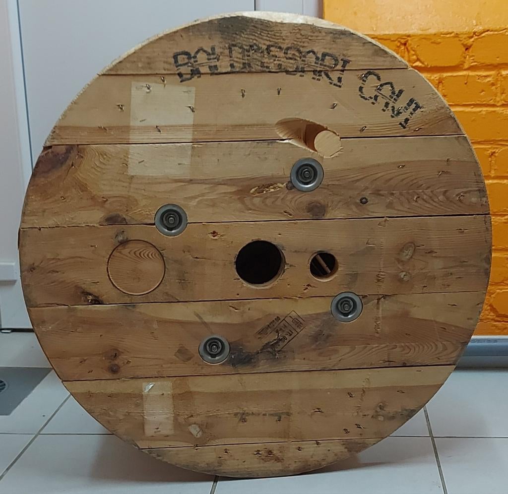 Houten trommels, Tuin en Terras, Ophalen, Zo goed als nieuw, Rond, Hout