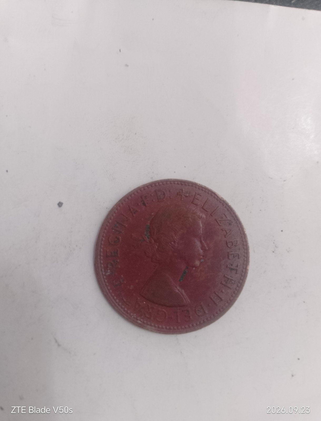 pièce d'un cent, Timbres & Monnaies, Enlèvement ou Envoi