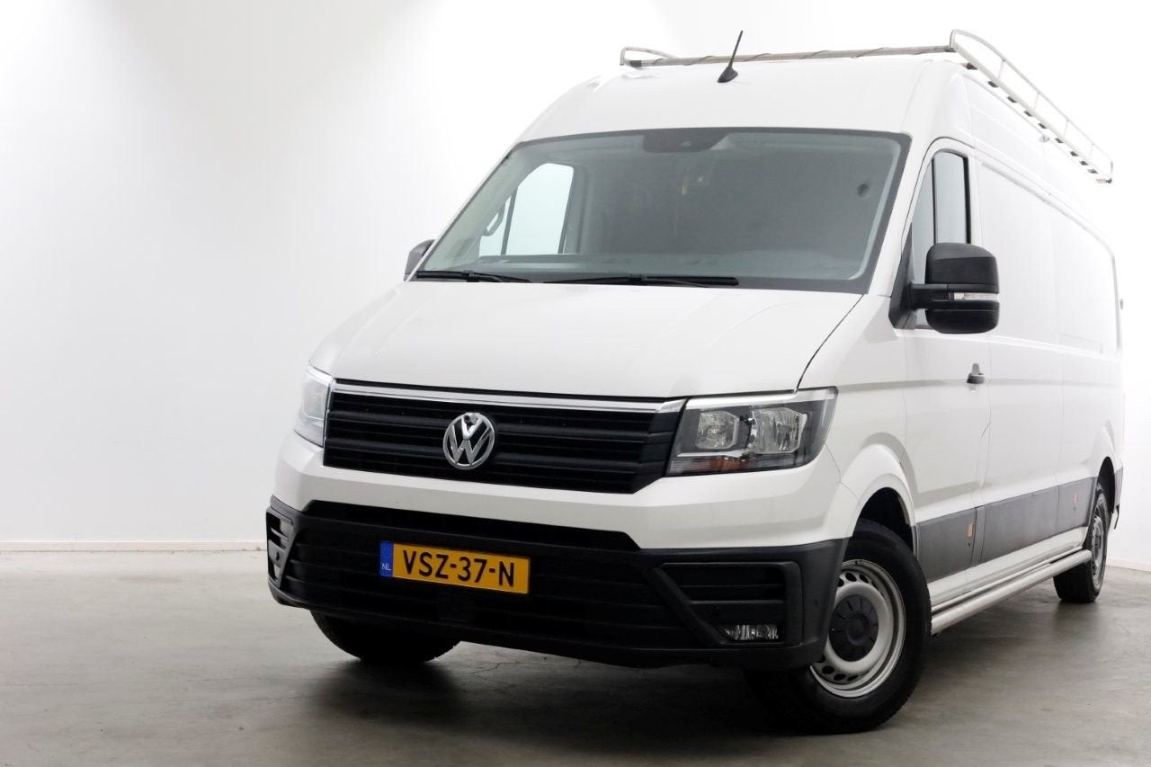 Volkswagen Crafter 35 2.0 TDI 140pk L4H3 (L3H2) Maxi Airco/C, Auto's, Bestelwagens en Lichte vracht, Wit, Bedrijf, 235 g/km, Onderhoudsboekje