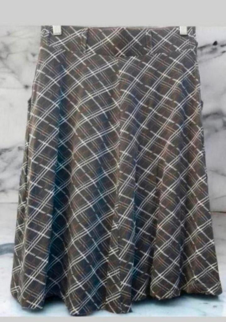 ✨️RIVER WOODS Rok Maat S - Met BUNDELKORTING‼️✨️, Kleding | Dames, Rokken, Zo goed als nieuw, Maat 36 (S), Bruin, Knielengte, Ophalen of Verzenden