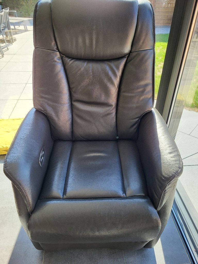 Electrische Relax zetel, Huis en Inrichting, Ophalen, Gebruikt, Eenpersoons, Rechte bank