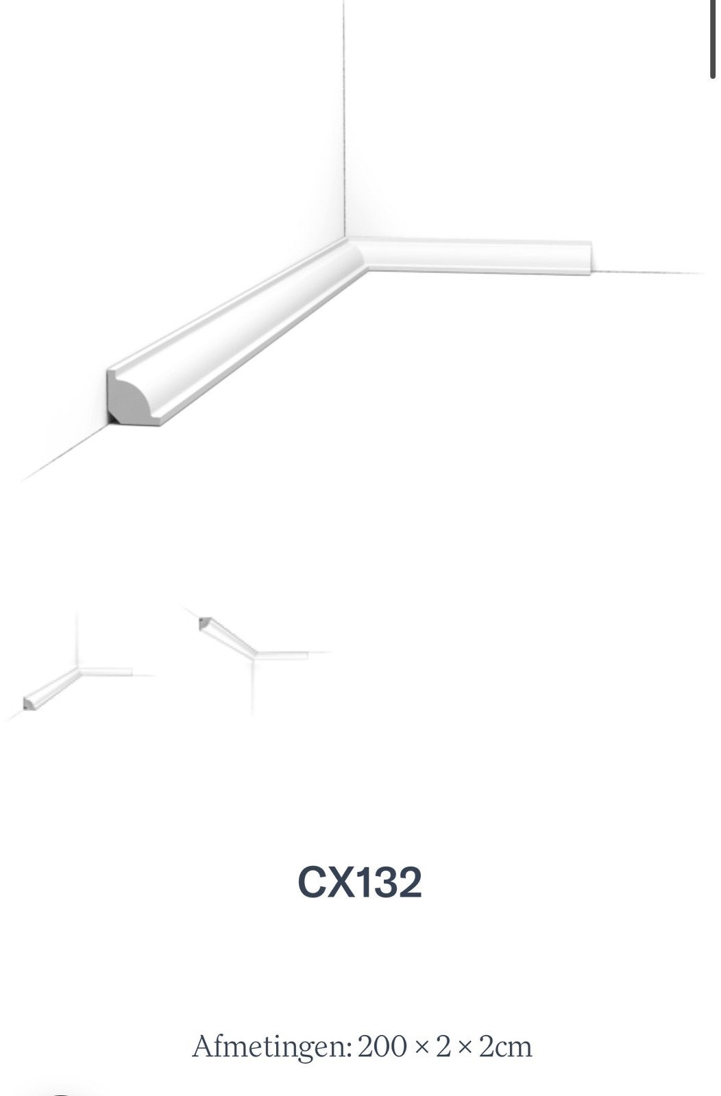 Orac decor axxent cx 132 28 stuks 56lm, Doe-het-zelf en Bouw, Ophalen, Kunststof, Lijsten, Zo goed als nieuw