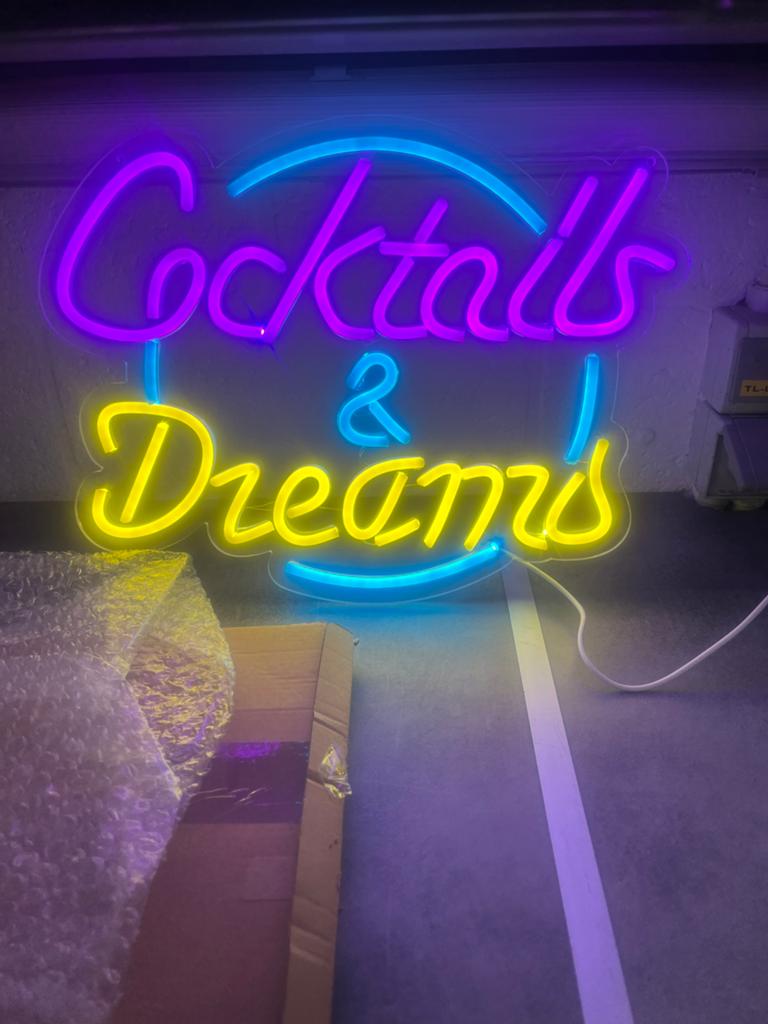 Ledlicht neon look retro vintage nieuw, Ophalen, Nieuw