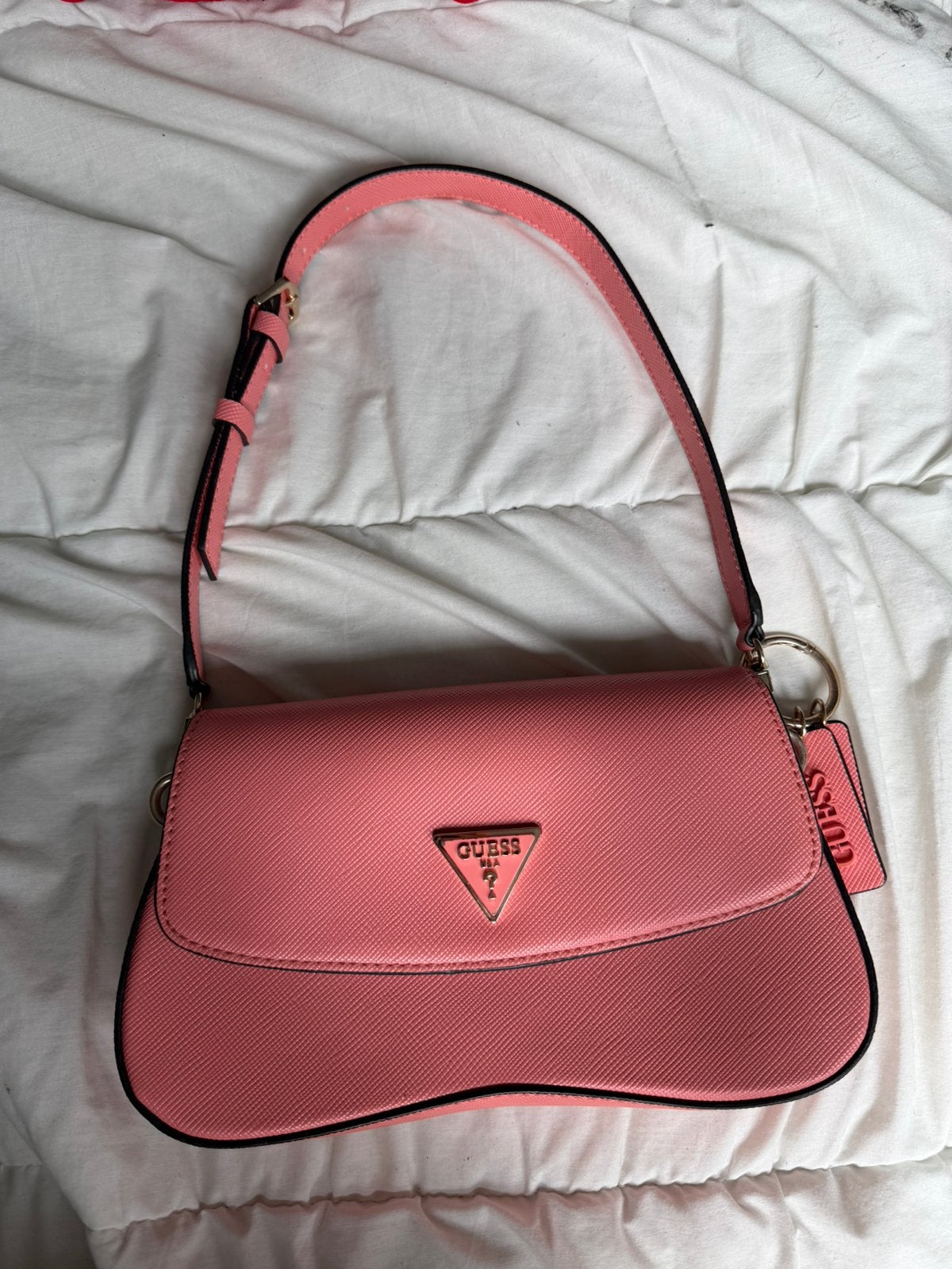 Sac a main guess, Bijoux, Sacs & Beauté, Enlèvement ou Envoi, Neuf, Rose, Sac à main