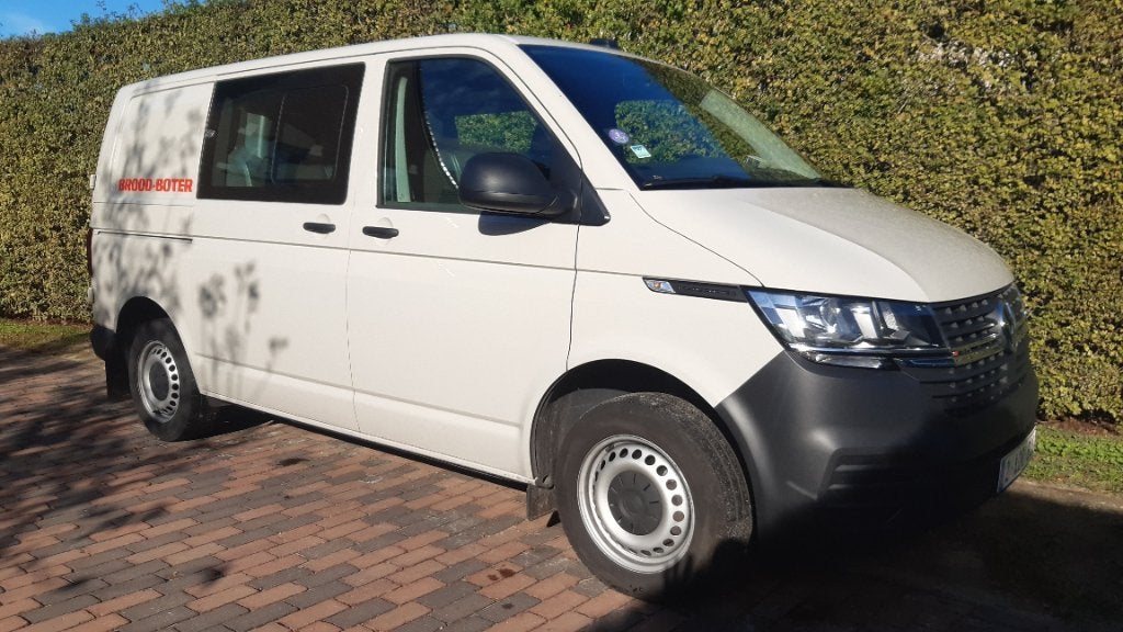 transporter T6.1 DSG 4motion 150 pk te koop, Auto's, Automaat, Diesel, Verwarmde buitenspiegels, Transporter