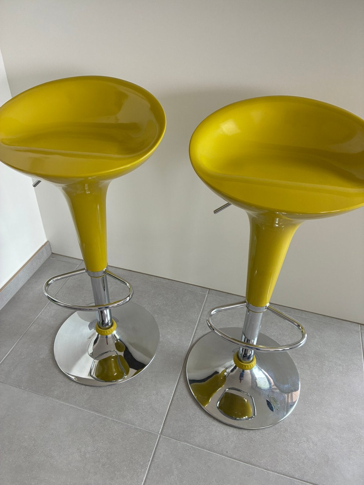 Vintage retro barkrukken (set van 2), Huis en Inrichting, Ophalen, Zo goed als nieuw