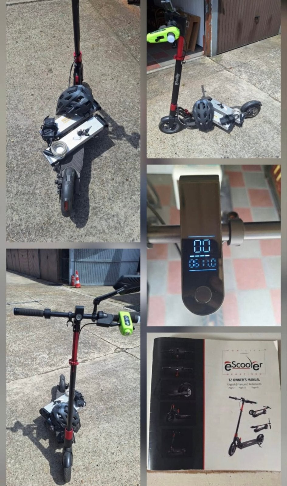 Trottinette électrique à vendre, Vélos & Vélomoteurs, Enlèvement, Comme neuf